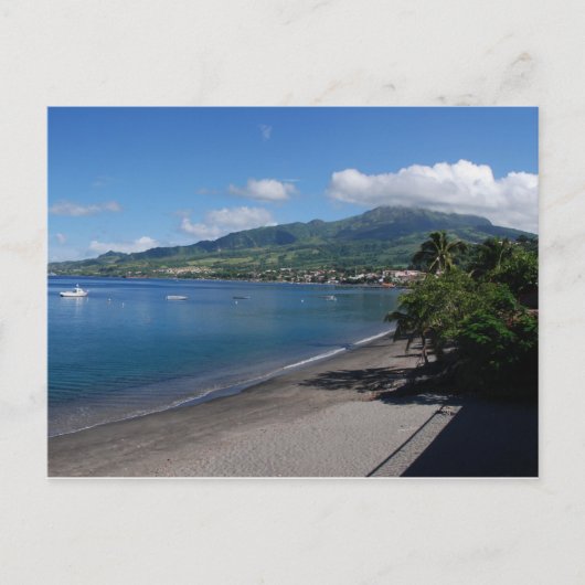 マルティニークのパノラマ ポストカード (正面)