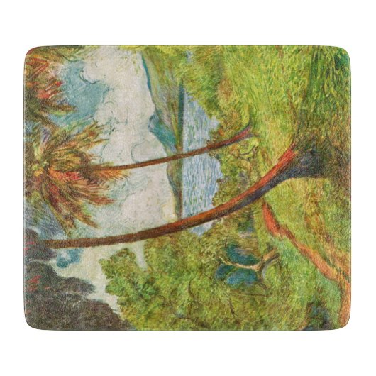 マルティニークの熱帯景観(シャルルラバル) カッティングボード (正面)