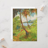 マルティニークの熱帯景観(シャルルラバル) カード (正面/裏面インサイチュ)