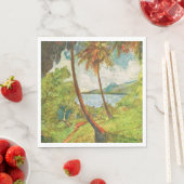 マルティニークの熱帯景観（シャルルラバル） スタンダードランチョンナプキン (インサイチュ)