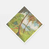 マルティニークの熱帯景観（シャルルラバル） スタンダードランチョンナプキン (角)