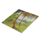 マルティニークの熱帯景観（シャルルラバル） タイル (側面)