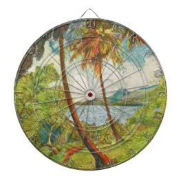 マルティニークの熱帯景観（シャルルラバル） ダーツボード