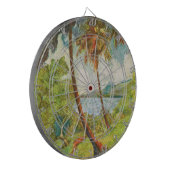 マルティニークの熱帯景観(シャルルラバル) ダーツボード (正面左)