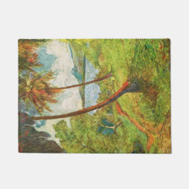 マルティニークの熱帯景観（シャルルラバル） ドアマット