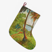 マルティニークの熱帯景観（シャルルラバル） ラージクリスマスストッキング (正面 (吊り時))