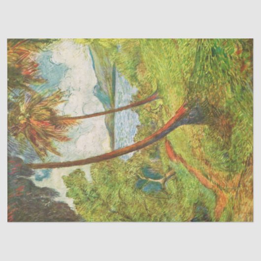 マルティニークの熱帯景観(シャルルラバル) 薄葉紙 (正面)