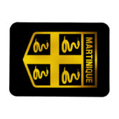 マルティニークの紋章 マグネット (横)