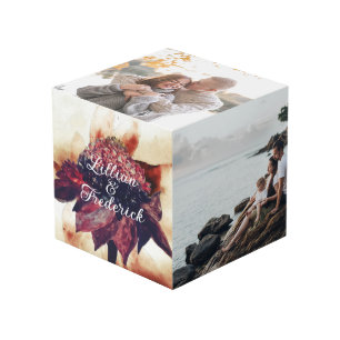 マルティニークカリブ海の花4枚の写真 フォトキューブ