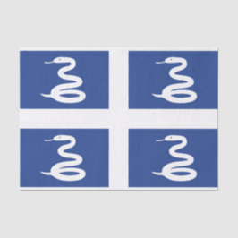 マルティニークティッシュペーパー国旗 薄葉紙