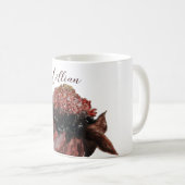 マルティニークフローラモノグラムの名 コーヒーマグカップ (正面右)