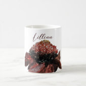 マルティニークフローラモノグラムの名 コーヒーマグカップ (中央)