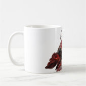 マルティニークフローラモノグラムの名 コーヒーマグカップ (左)