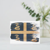 マルティニーク国旗のはがき ポストカード (スタンド正面)