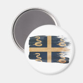 マルティニーク国旗の磁石 マグネット (正面/裏面)