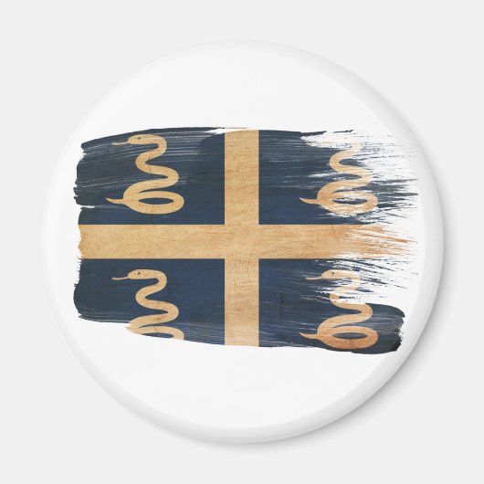 マルティニーク国旗の磁石 マグネット (正面)