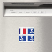 マルティニーク国旗の磁石 マグネット (インサイチュ (食洗機))