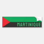 マルティニーク国旗(2023) バンパーステッカー (正面)