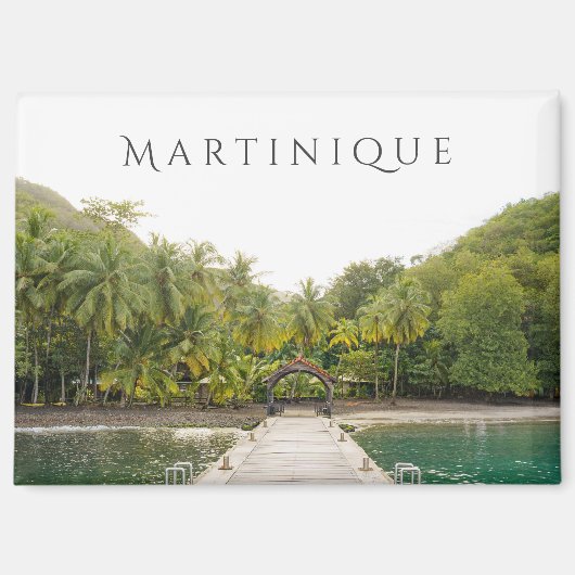 マルティニーク島 アンス・ノワール 旅行 マグネット (正面)