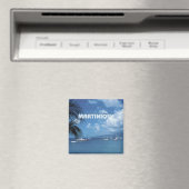 マルティニーク旅行写真お土産冷蔵庫用マグネット マグネット (インサイチュ (食洗機))