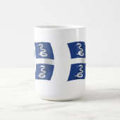 マルティニーク旗マグカップ コーヒーマグカップ (中央)