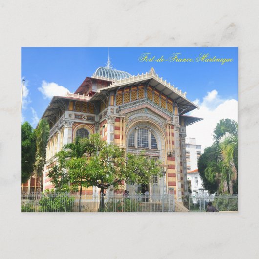 マルティニーク・フォート・ド・フランス ポストカード (正面)
