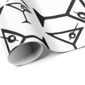 マルティニ眼鏡カスタムの背景色 ラッピングペーパー (ロールコーナー)