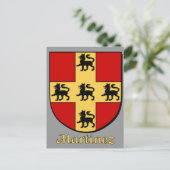 マルティネス家族シールド葉書 ポストカード (スタンド正面)