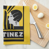 マルティネス・カクテルアールデコ キッチンタオル (四つ折り)