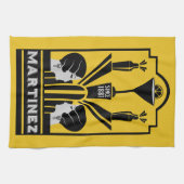 マルティネス・カクテルアールデコ キッチンタオル (横)