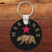 マルティネス、カリフォルニア州キーチェーン キーホルダー (正面)