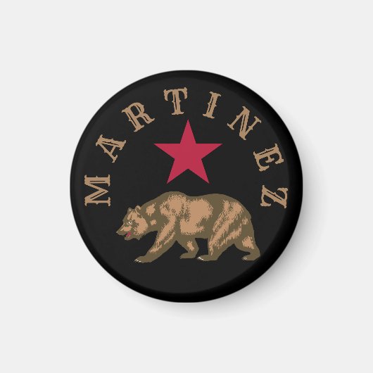 マルティネス,カリフォルニア マグネット (正面)