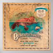 マルティネス・ビーバーフェスティバルザウエストウォーターのポスター ポスター (正面)