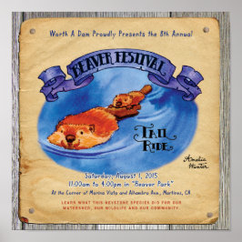 マルティネス・ビーバーフェスティバルテールライドポスター ポスター