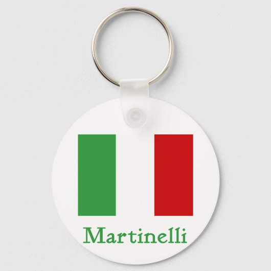 マルティネリイタリアン国旗 キーホルダー (正面)