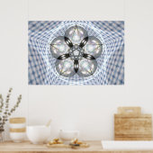 マルティノーあたりの地球と金星 ポスター (キッチン)