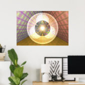 マルティノーあたりの金星と水銀 ポスター (ホームオフィス)