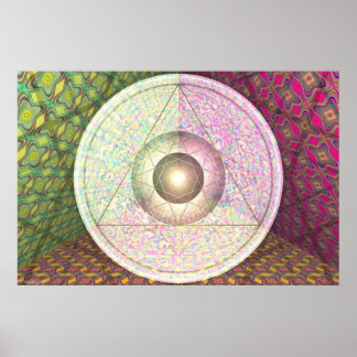 マルティノーあたり木星、土星、天王星 ポスター