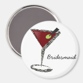 マルティファンキーニおもしろいブリーズメイドの好意 マグネット (正面/裏面)