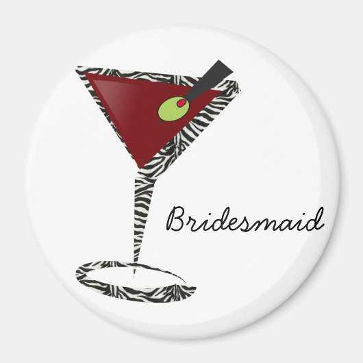 マルティファンキーニおもしろいブリーズメイドの好意 マグネット (正面)