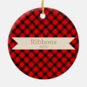 マルティプクリスマスパピーペットオーナメント セラミックオーナメント (裏面)