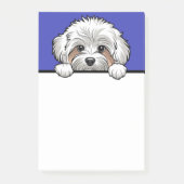 マルティポかわいい覗き犬の恋人のギフト文房具 ポストイット (正面)