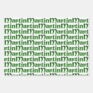 マルティンファミリー懇親会装飾包装，アイルランド ラッピングペーパーシート