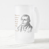 マルティンルター引用文オンビールドリンカーズ フロストグラスビールジョッキ (正面右)