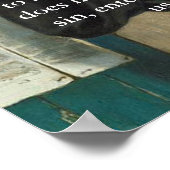 マルティンルター引用文オンビールドリンカーズ ポスター (角)