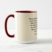 マルティンルター引用文オンビールドリンカーズ マグカップ (左)