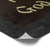 マルティン・ルターここに私は宗教的引用に立つ ポスター (角)