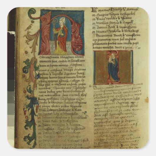 マルティン・ルターの登録 スクエアシール (正面)