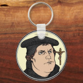 マルティン・ルターはキリストが十字架につけられたキーチェーンを告白した キーホルダー (正面)