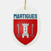 マルティーグスの紋章, フランス セラミックオーナメント (正面)